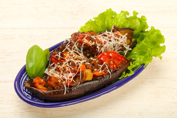 Stuffed eggplant
