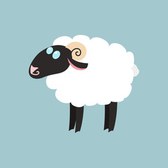 sheep. ram. Vector illustration