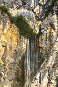 Waterfal Boka, Triglav National Park, Slovenia