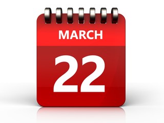 3d 22 march calendar