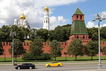Architectural ensemble of the Moscow Kremlin.