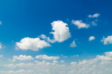 The blue sky alternates with a white cloud.Can be made to the background image.