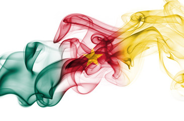 Cameroon national smoke flag