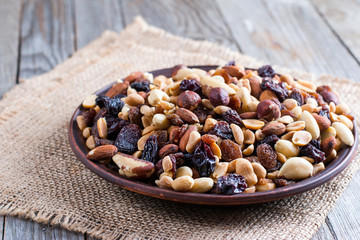 Mixed Nuts. Healthy food and snack