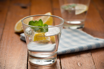 water lemon on wood