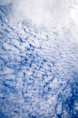 Obraz premium Clouds sky under the sun before tuning in to rain storm, Sky background