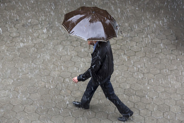 Rainy weather umbrella