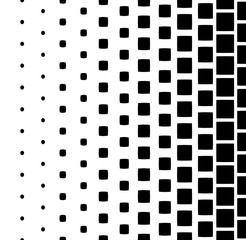 Falling pixels in the style of Mentis. Pixel Abstract Mosaic Gradient background design.Vector illustration