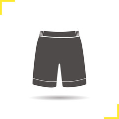 Swimming trunks glyph icon