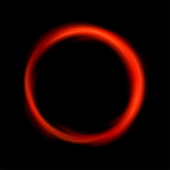 Round red light twisted, Suitable for product advertising, product design, and other. Vector Illustration