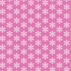 Christmas seamless background with snowflakes