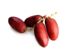 Fresh red date palm.