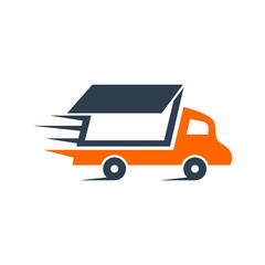 delivery logo. icon. editable. simple