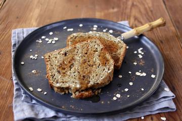 banana bread with maple syrup