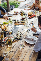 Outdoor Dinner Table