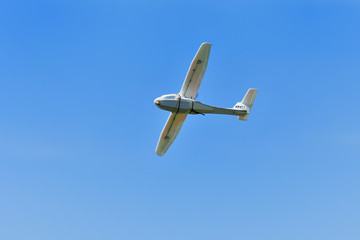 ラジコンの模型飛行機
