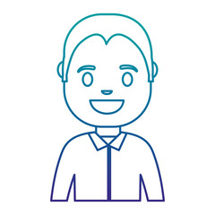 cartoon man icon over white background vector illustration