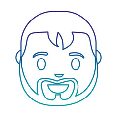 cartoon man icon over white background vector illustration