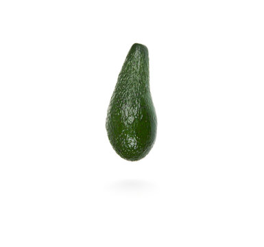 Avocado  isolated on white background