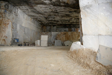 Steinbruch, Marmorbruch, Steinindustrie, Carrara, Marmor, Toskana, Versilia, Apuinische-Alpen,...