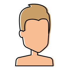 young man shirtless avatar character