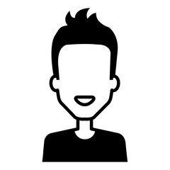 Fototapeta premium young man avatar character