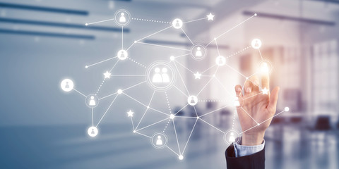 Modern wireless technologies for business and connecting people 