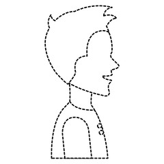 Fototapeta premium young man avatar character