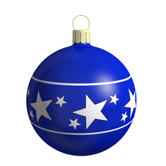 Obraz premium boule de noël bleu
