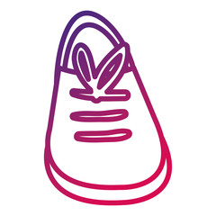 young shoes isolated icon