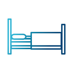 Bed sleep symbol icon vector illustration graphic design