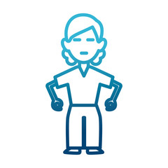 Woman relaxing with eyes closed icon vector illustration graphic design