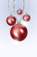 Holiday Red Balls