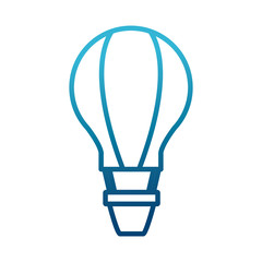 Hot air balloon icon vector illustration graphic design