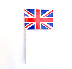 United Kingdom miniature paper flag pointer