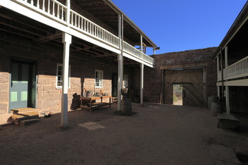 Obraz premium パイプ・スプリング国定公園のウィンザー・キャッスルの中庭