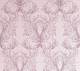 Baroque pattern background. Ornament Decor for invitation, wedding, greeting cards. Vector illustrations