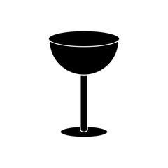 Glass cup isolated icon vector illustration graphic design