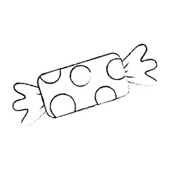 sweet candy isolated icon