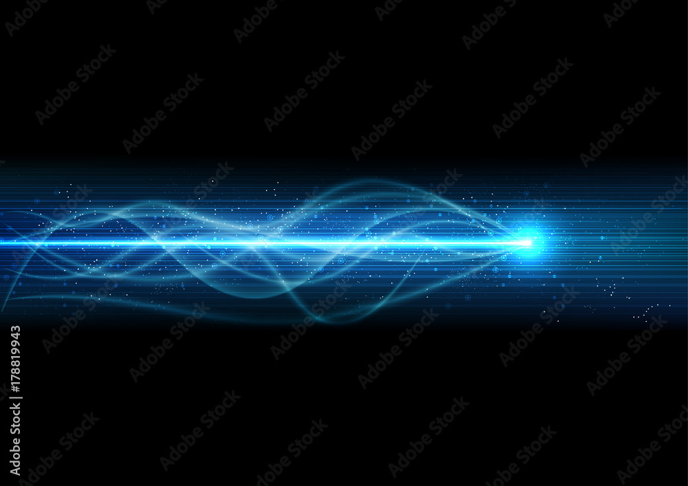Poster vector background abstract technology communication data science