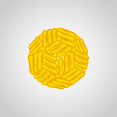 Yellow Fever Virus vector logo icon illustration