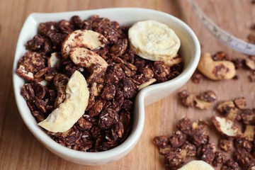 healthy granola with cashew