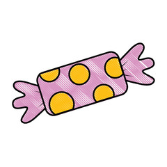 sweet candy isolated icon