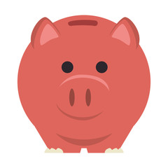 piggy savings isolated icon