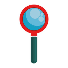 magnifying glass isolated icon