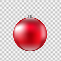 Red Christmas Ball