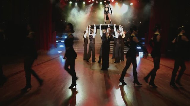 Cabaret dance show