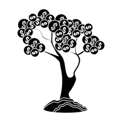 plant with coins icon