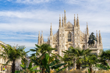Fototapeta premium Duomo of Milan, Italy.