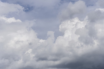 Sky with black cloud.